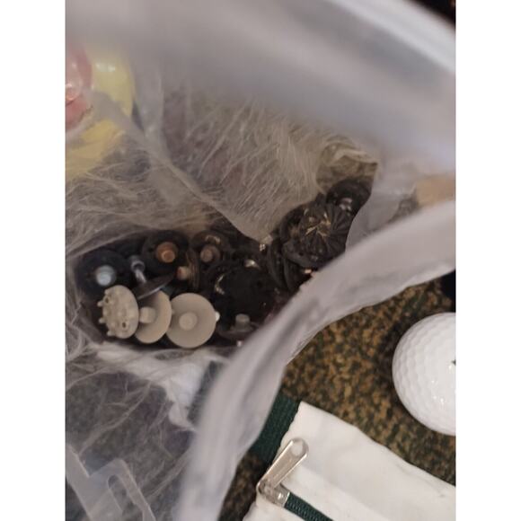 Vintage Golf Accessories Lot T's Spikes Divot Pencils Advertising Collectables - Picture 9 of 13